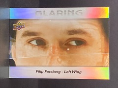 2023-24 Upper Deck Series 2 Glaring #GL-18 Filip Forsberg Nashville Predators